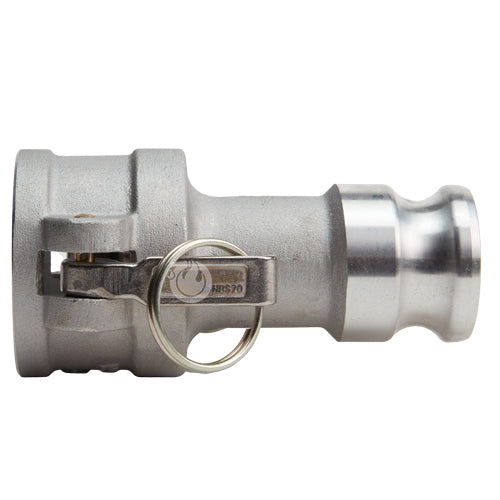 Aluminum 2" Female Camlock x 1 1/2" Male Camlock (USA)