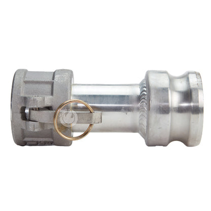 Aluminum 2" Female Camlock x 2 1/2" Male Camlock (USA)