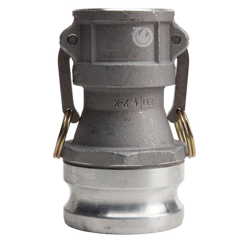 Aluminum 2" Female Camlock x 3" Male Camlock