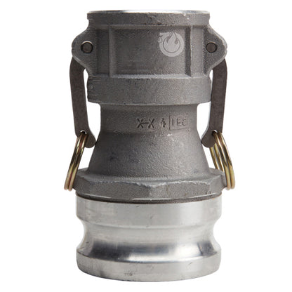 Aluminum 2" Female Camlock x 3" Male Camlock