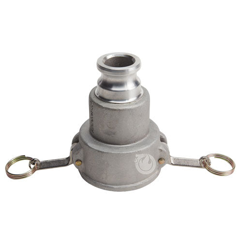 Aluminum 3" Female Camlock x 1 1/2" Male Camlock (USA)