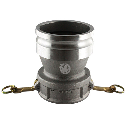 Aluminum 4" Female Camlock x 5" Male Camlock (USA)