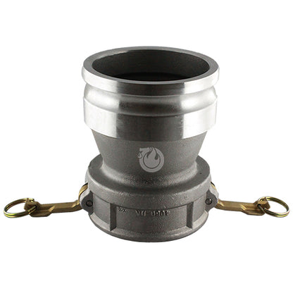 Aluminum 4" Female Camlock x 5" Male Camlock (USA)