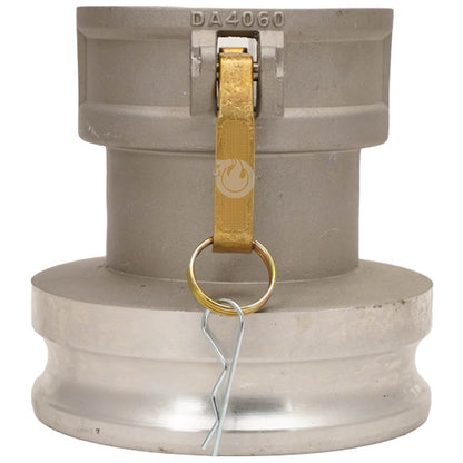 Aluminum 4" Female Camlock x 6" Male Camlock