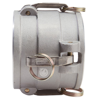 Aluminum 4" Female Camlock x 4" Female Camlock (USA)