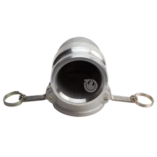 Aluminum 3" Female Camlock x 3" Male Camlock 90 Degree Elbow (USA)