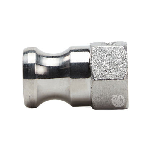 Stainless Steel 1/2" Male Camlock x 1/2" Female NPT (USA)