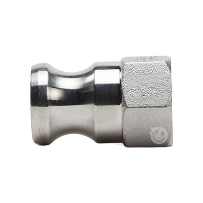 Stainless Steel 1/2" Male Camlock x 1/2" Female NPT (USA)