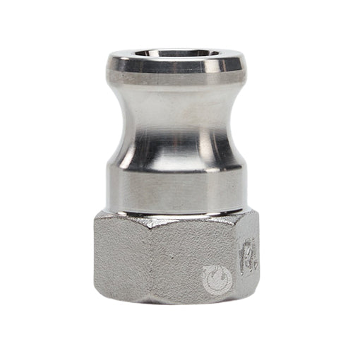 Stainless Steel 1/2" Male Camlock x 1/2" Female NPT (USA)