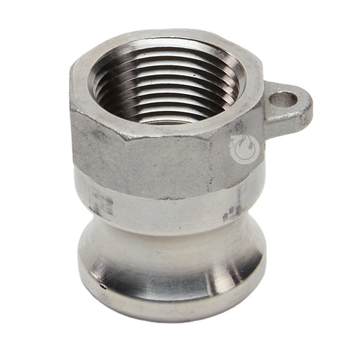 Stainless Steel 3/4" Male Camlock x 3/4" Female NPT