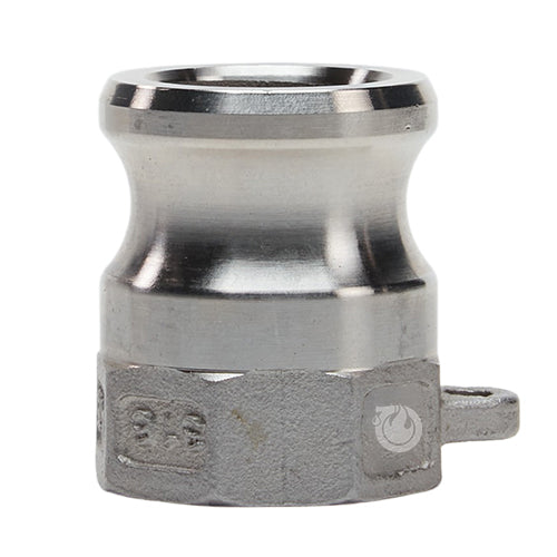 Stainless Steel 3/4" Male Camlock x 3/4" Female NPT