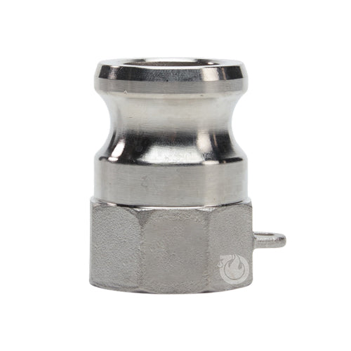 Stainless Steel 1" Male Camlock x 1" Female NPT (USA)