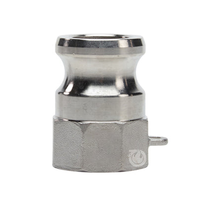 Stainless Steel 1" Male Camlock x 1" Female NPT (USA)