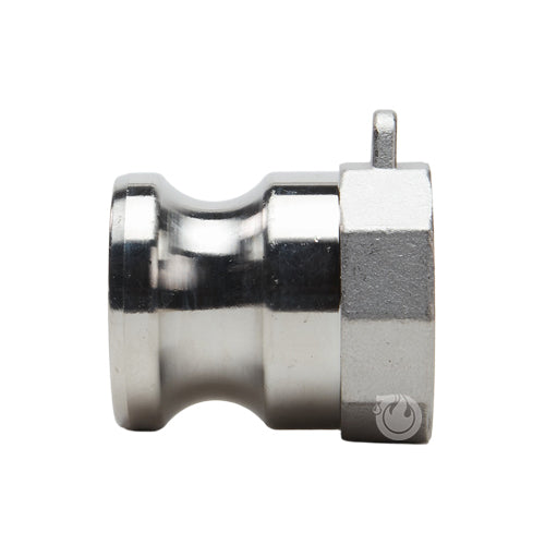 Stainless Steel 1 1/4" Male Camlock x 1 1/4" Female NPT (USA)