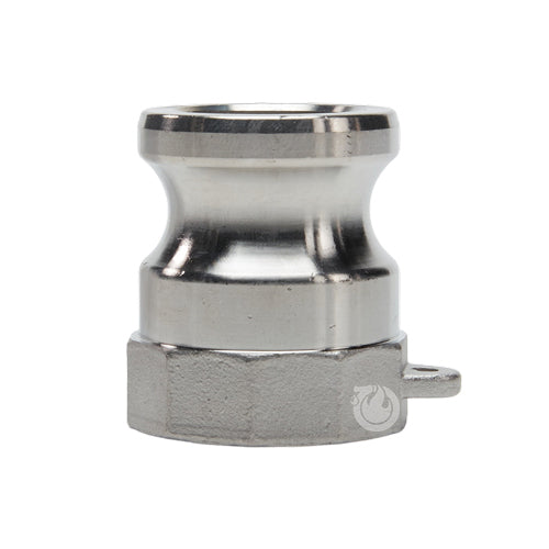 Stainless Steel 1 1/4" Male Camlock x 1 1/4" Female NPT (USA)