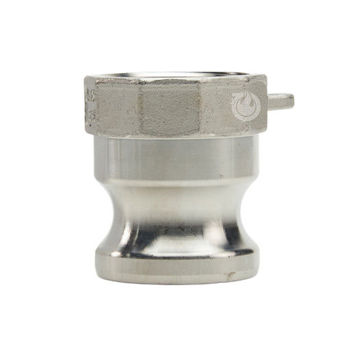 Stainless Steel 1 1/4" Male Camlock x 1 1/4" Female NPT (USA)