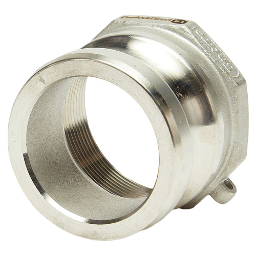 Stainless Steel 2" Male Camlock x 2" Female NPT