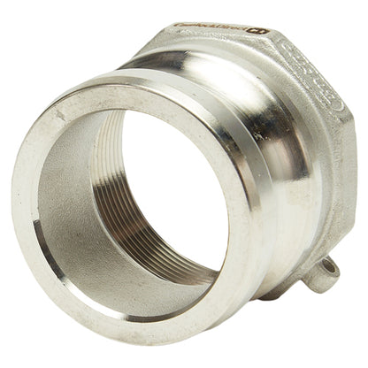 Stainless Steel 2" Male Camlock x 2" Female NPT