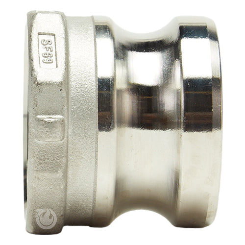 Stainless Steel 2" Male Camlock x 2" Female NPT