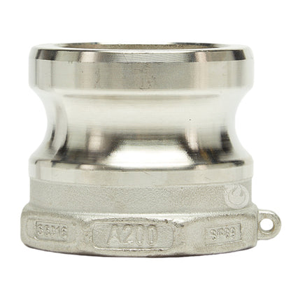 Stainless Steel 2" Male Camlock x 2" Female NPT