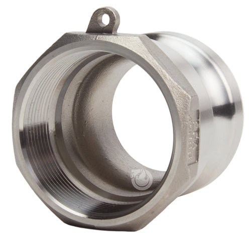 Stainless Steel 2" Male Camlock x 2" Female NPT (USA)