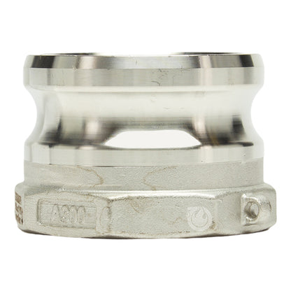 Stainless Steel 3" Male Camlock x 3" Female NPT