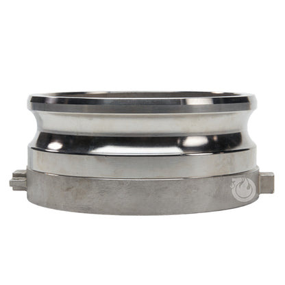 Stainless Steel 6" Male Camlock x 4" Female NPT (USA)