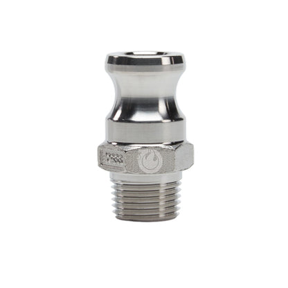 Stainless Steel 1/2" Camlock Male x 1/2" NPT Male (USA)