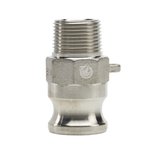 Stainless Steel 3/4" Camlock Male x 3/4" NPT Male (USA)