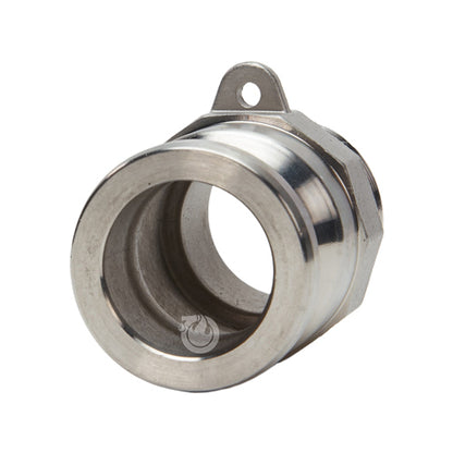 Stainless Steel 1 1/4" Camlock Male x 1 1/4" NPT Male