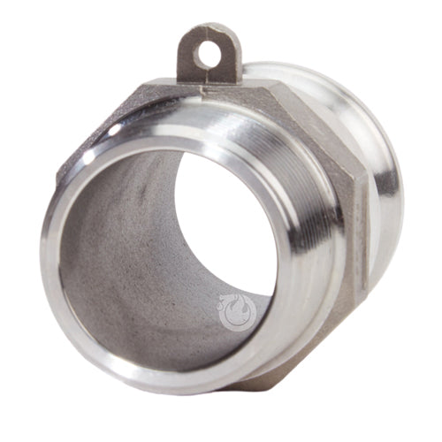 Stainless Steel 1 1/2" Camlock Male x 1 1/2" NPT Male (USA)