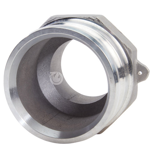 Stainless Steel 4" Camlock Male x 3" NPT Male (USA)