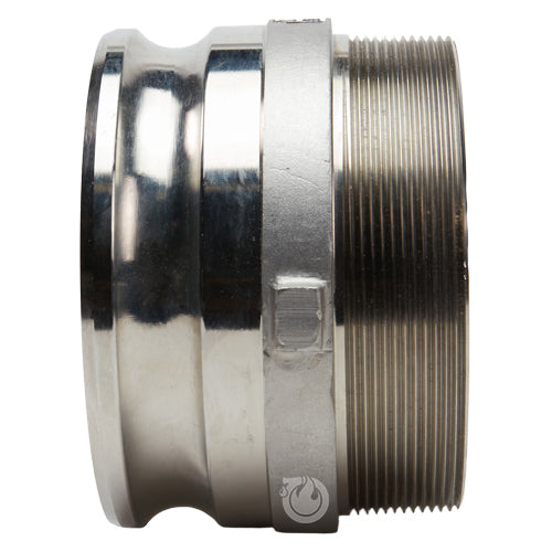 Stainless Steel 6" Camlock Male x 6" NPT Male (USA)