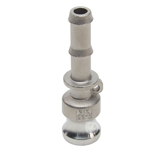 Stainless Steel 1/2" Male Camlock to Hose Shank