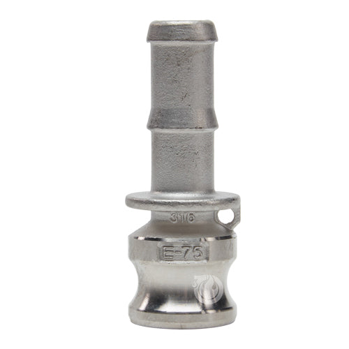 Stainless Steel 3/4" Male Camlock to Hose Shank (USA)