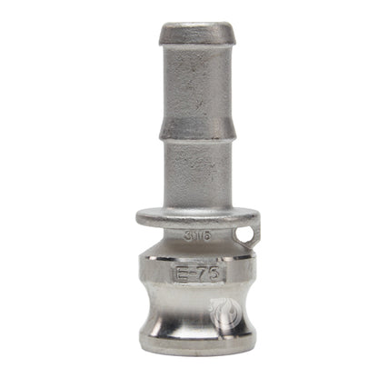 Stainless Steel 3/4" Male Camlock to Hose Shank (USA)