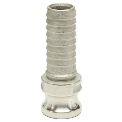 Stainless Steel 1" Male Camlock to Hose Shank