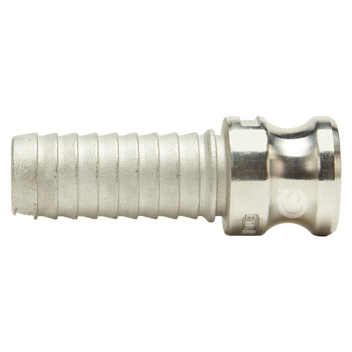 Stainless Steel 1" Male Camlock to Hose Shank