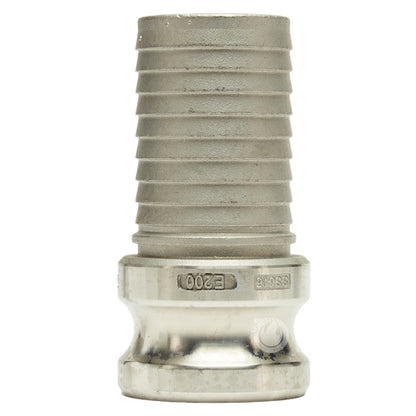 Stainless Steel 2" Male Camlock to Hose Shank