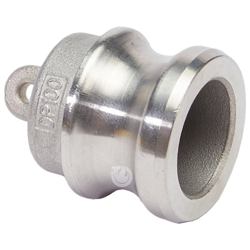 Stainless Steel 1" Camlock Male Dust Plug
