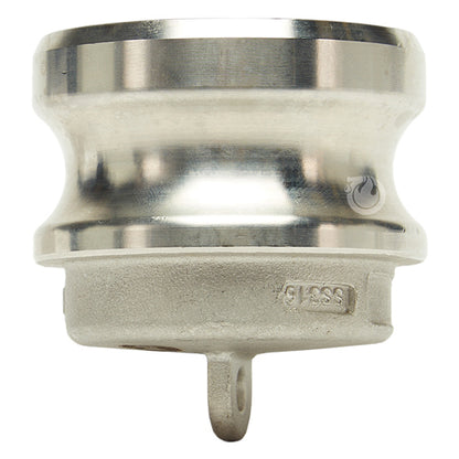 Stainless Steel 2" Camlock Male Dust Plug