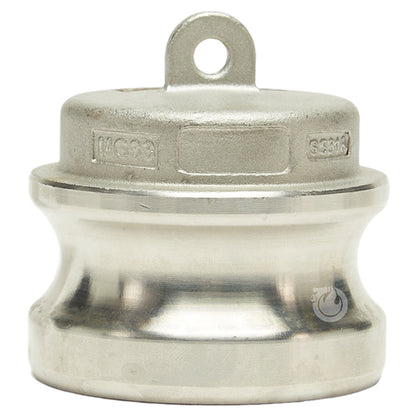 Stainless Steel 2" Camlock Male Dust Plug