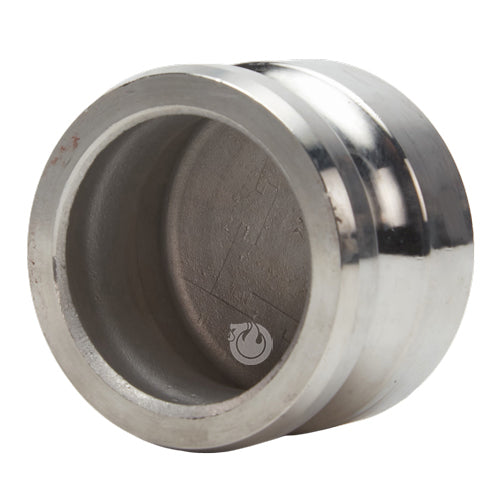 Stainless Steel 2 1/2" Camlock Male Dust Plug