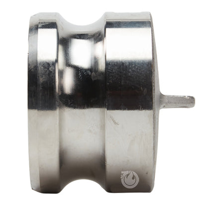 Stainless Steel 2 1/2" Camlock Male Dust Plug