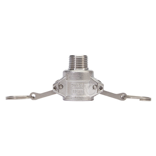 Stainless Steel 1/2" Female Camlock x 1/2" Male NPT
