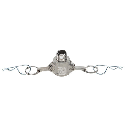 Stainless Steel 1/2" Female Camlock x 1/2" Male NPT (USA)