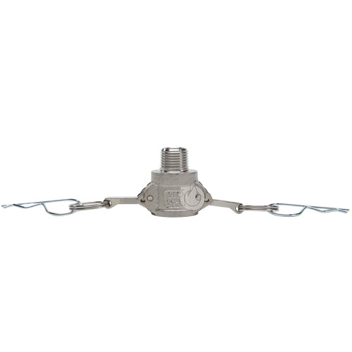 Stainless Steel 1/2" Female Camlock x 1/2" Male NPT (USA)