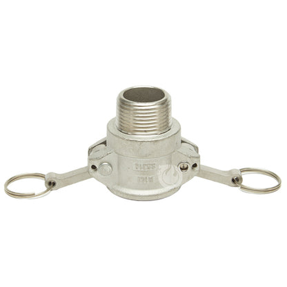 Stainless Steel 1" Female Camlock x 1" Male NPT