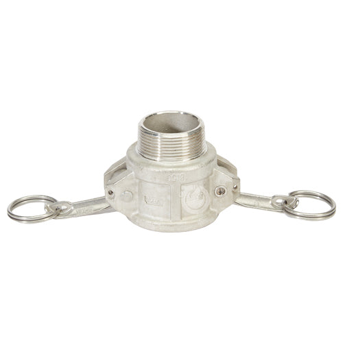 Stainless Steel 1 1/2" Female Camlock x 1 1/2" Male NPT