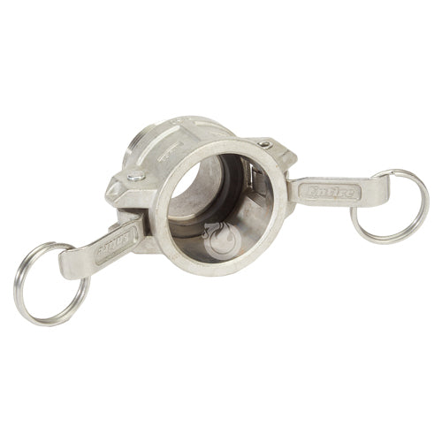 Stainless Steel 1 1/2" Female Camlock x 1 1/2" Male NPT